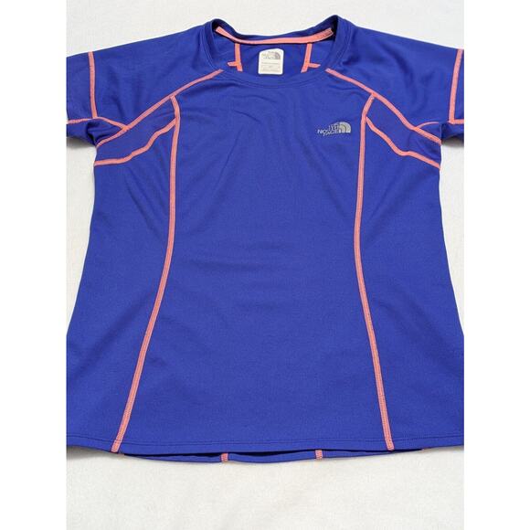 The North Face‎ T-shirt Womens Sm Flash Dry Short Sleeve Running Active Outdoors - Picture 1 of 8